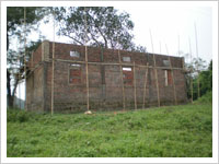 Undergoing construction of L.P. School Building at Rangra Kantalu village (BADP District Level, 2008-09)