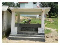 Waiting Shed at Chokpot Paragittim village under SCA-BADP