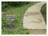 Construction of RCC Footpath at Bibragre village under District Level Scheme, 2008-09, SCA-BADP