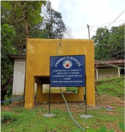 Construction of Community Water tank at Malmua, Baksapara & Debajani @ 3lac each 