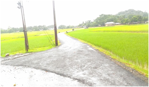 MBT of Link road from Koraigora to Bolabeta Village, Ranikor block.